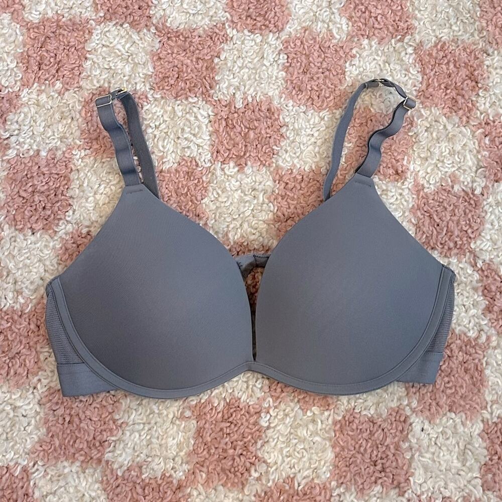 Lively 36D Light Padded Mesh Panel Bra Women’s Lingerie Supportive Underwire Bra